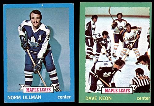 1973-74 Topps Toronto Maple Leafs perto da equipe Conjunto de Toronto Maple Leafs VG/EX Maple Leafs