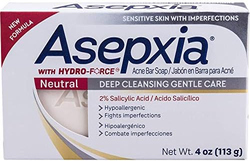 Asepxia Neutro Cleansing Soap Bar 3.53oz de Sanar