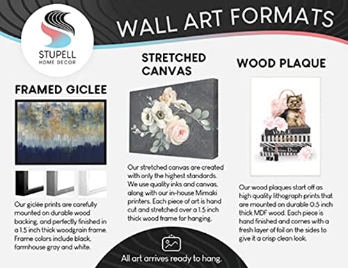 Stuell Industries hoje nu amanhã lavanderia cabide azul tradicional, projetada por Natalie Carpentieri Grey emoldurada arte de parede, 16 x 20