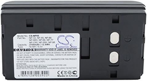 Plc Battery Part No. NP-66H para Sony CCDTR490E, CCD-TR490E, CCDTR5, CCD-TR5, CCDTR50, CCD-TR50, CCDTR500E, CCDTR501E