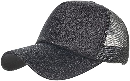 Chapéu de beisebol simples para homens mulheres malha ajustável chapéu de beisebol de golfe rápido seco