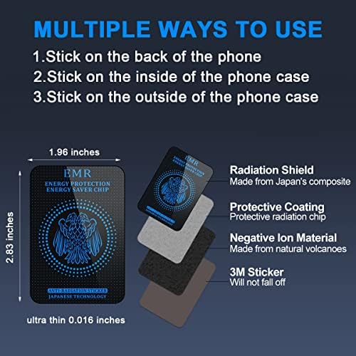 Proteção azul para o adesivo de telefone celular, para smartphone, laptops, tablets, iPad - protege