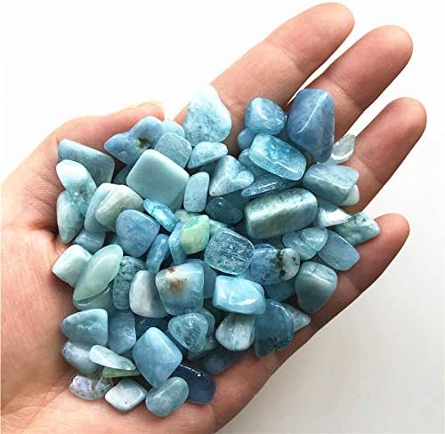 ErtiUjg husong312 50g 8-12mm Natural Aquamarine quartzo de cascalho Cristal Stone Rock Specimen