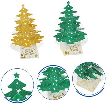 Toyandona 2pcs árvores de Natal Ornamentos de desktop Árvore de Natal Árvore artificial da área de natal Árvore