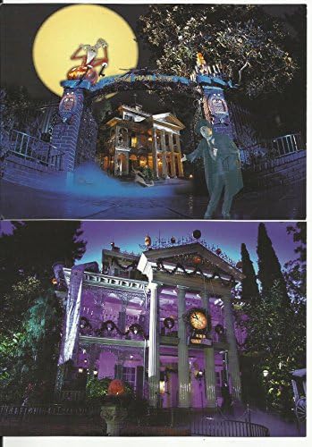 Disneyland Park Mapa e Guia de turismo com Nighmare antes do Natal Haunted Mansion Conjunto de 2 mais