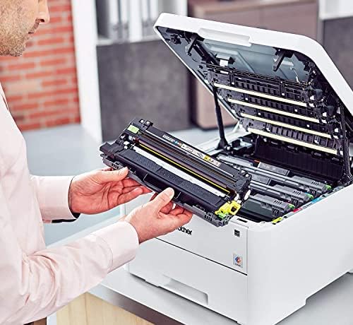Irmão hl -l3230cdw compacto digital sem fio a laser a laser, impressão duplex automática - até 25 páginas/min