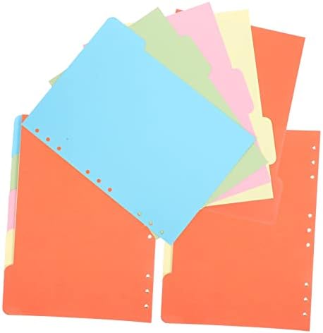 STOBOK 75 PCS Paperboard B Páginas destacáveis ​​Suprimentos no caderno Divisores soltos para folhas Página de