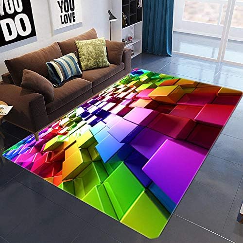 Lhgbgbln cor tridimensional 3D Carpet infantil quarto de reclamação tapete de tapete de tapete de