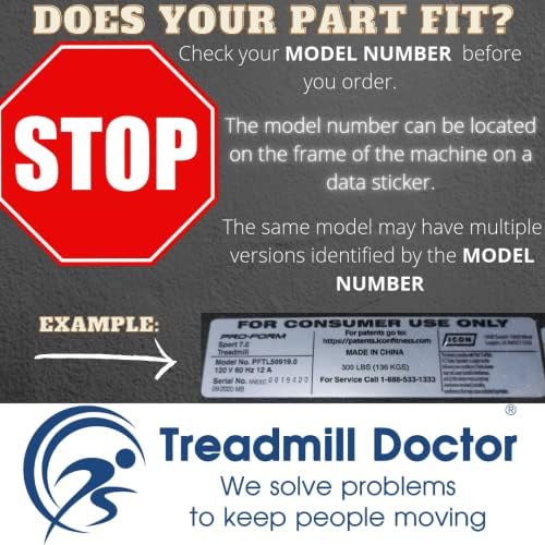 TitMill Doctor Proform 1200 Sel Triadmill Running Belt Model DRTL99810