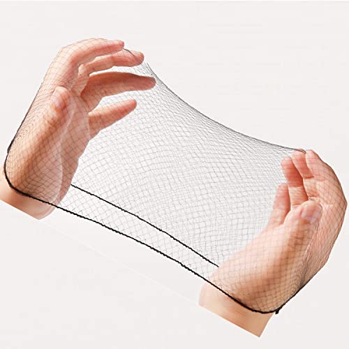 Rede de cabelo 100pcs 20 polegadas individuais embaladas redes invisíveis para malha de borda elástica