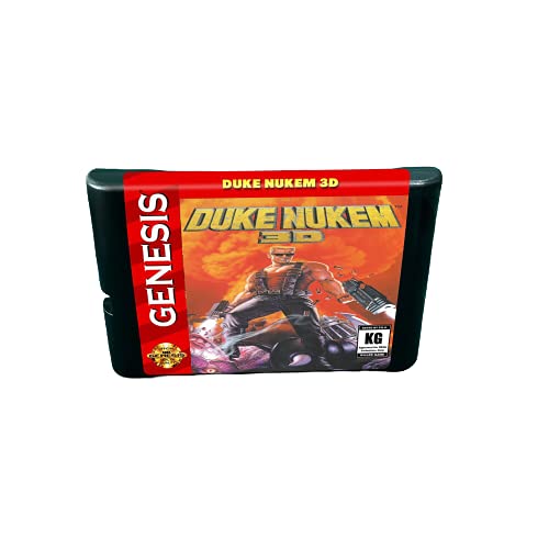 Aditi Duke Nukem 3D - Cartucho de jogos MD de 16 bits para Megadrive Genesis Console