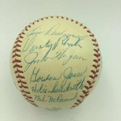 A melhor equipe de 1959 do San Francisco Giants assinou o Baseball Willie Mays PSA DNA - bolas de