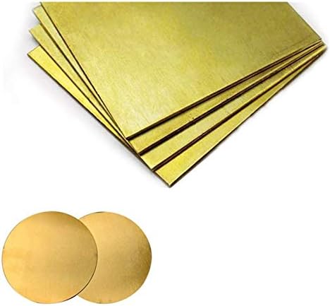 Placa Brass Placa de cobre Metal Metal Brass Cu Metal Plate Folha Materiais espessos populares para telhados