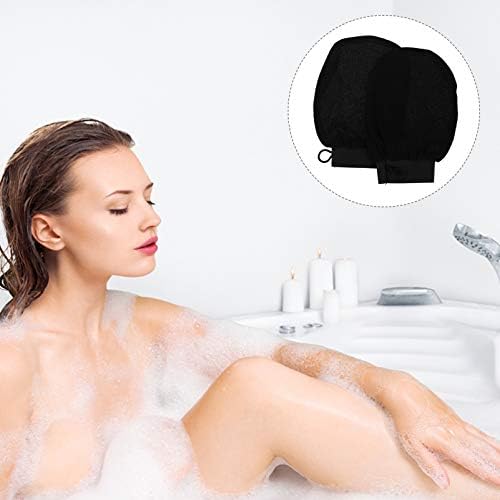 Zerodeko 2 pares Bathing Skin para XX luvas utensílios de pincel Acessórios Scrubbing chuveiro SpA Scrub