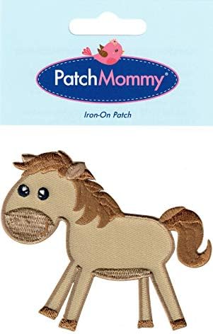 Patchmommy Horse Pony Patch, Ferro On/Sew On - Apliques for Kids Kids