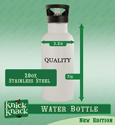 Os presentes de Knick Knack receberam reaplicação? - 20 onças de aço inoxidável garrafa de água, prata