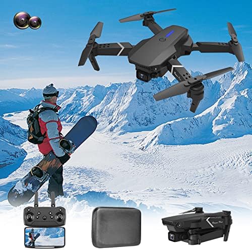 Mini drone com câmera Dual 1080p HD FPV, Toys Remote Control Drone Quadcopter Gifts Para meninos