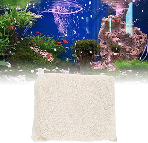 Resina de filtração de aquário de gloglow, resina de filtro de tanques de peixe profissional com malha