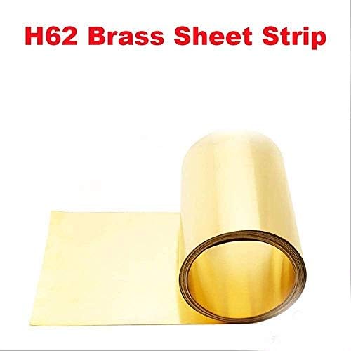 Havefun Metal Copper Foil Brass Felas de bronze rolo Alto Strengt, Good Machinability 0,3x100x1000mm.