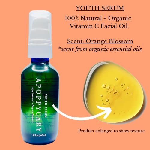 Soro juvenil orgânico com vitamina C, vitamina E, óleos essenciais orgânicos- anti-envelhecimento + soro de face,
