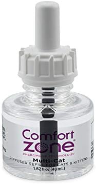 Pacote de Comfort Zone 4 de recargas de difusores com várias cacho, 1,62 onças fluidas cada, reduz o conflito