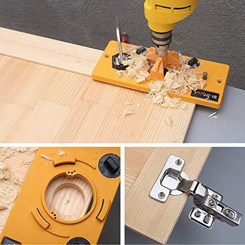 Bi-dTool 35mm Dinpliving Drilling Hole Guide Tools Woodworking Tools para portas de armário de cozinha dobradiças