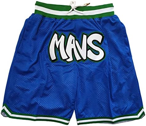 Shorts masculinos, shorts de basquete para homens com bolsos, shorts de malha retro ativa de ginástica