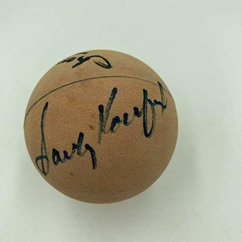 Willie Mays e Sandy Koufax assinou Spaldeen Stickball Baseball PSA DNA COA - Bolalls autografados
