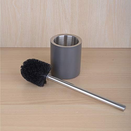 Escova de vaso sanitário guojm pincel de vaso sanitário de aço inoxidável com base de aço de camada dupla