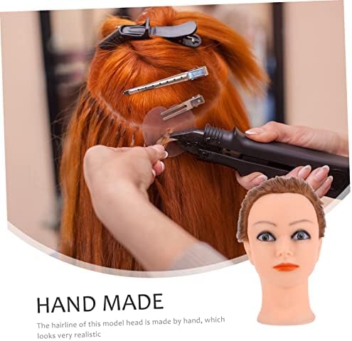 FOMIYES Modelo de cabeça maniquine cabelos manikin cabeleireiro boneca cabeçalho de cabeça de