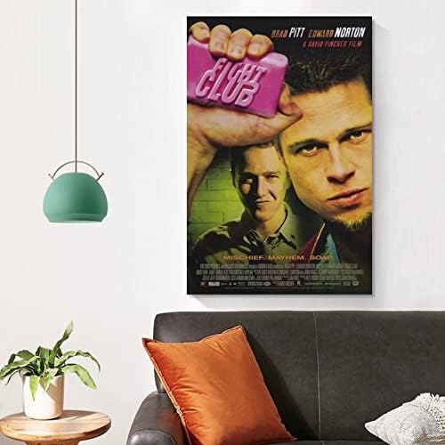 Fight Club Classic Movie Poster HD Prints Impressões de parede Sala de arte Estética Decoração