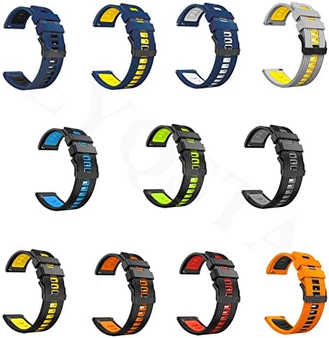 Murve Silicone Strap Bands para Ticwatch Pro 3/3 GPS LTE Smart Watch Band 22mm pulseiras de pulseira