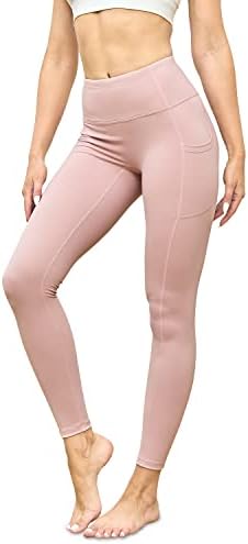 Helmdy High Wistide Leggings for Women Workout Yoga Pants with Pockets Buttery Buttery Buttery lisonjeira à
