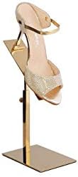 1 PCS Modern Gold Gold Polido Riser Sandal Shoe Shoe Shoe Shoe Stand Rack Stand Stand Altura ajustável