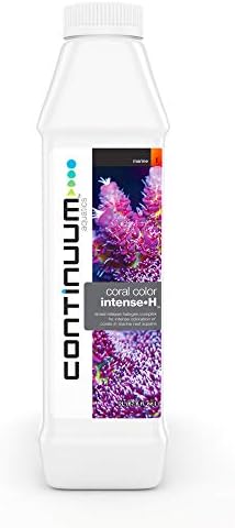 Continuum Aquatics Coral Color Intense H - Tempo liberado Suplemento de halogênio para coloração de corais
