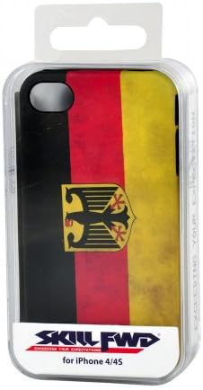 Skillfwd vintage bandeira alemã Caso Hard para iPhone 4S 16575