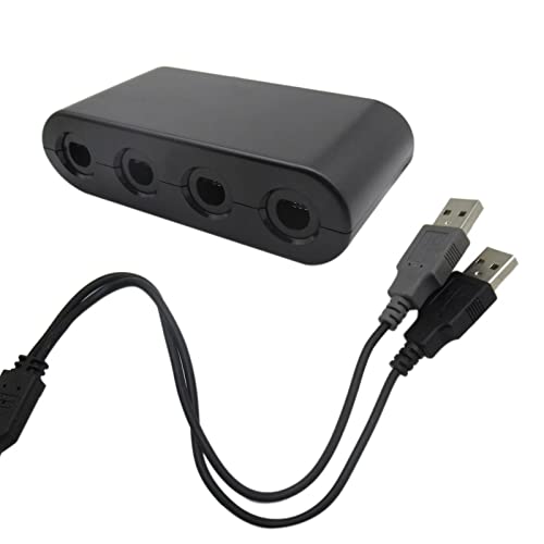 4 Plugue do adaptador do controlador de 4 porta e reprodução para switch GameCube Wii U Sistema