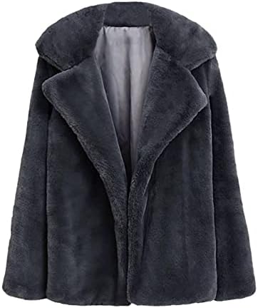 Casaco de inverno feminino espesso de pelúcia de pelúcia inverno inverno casaco sólido casaco de casaco de moda