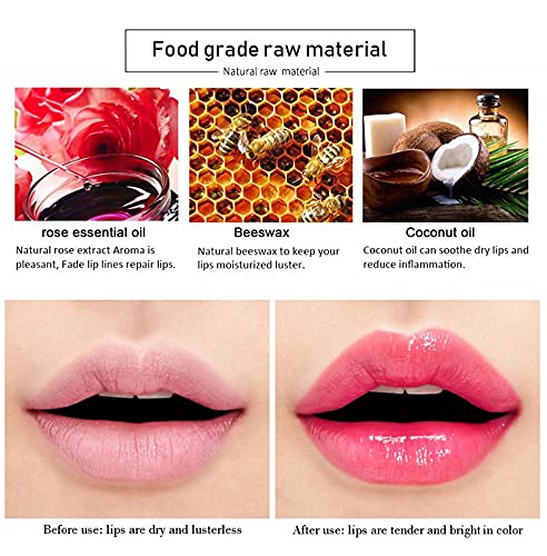 Lipstick Rose Lip Gloss Essence Care Lip Care Nutritivo Creme de lábios Maquiagem 8 Cosméticos de escolha