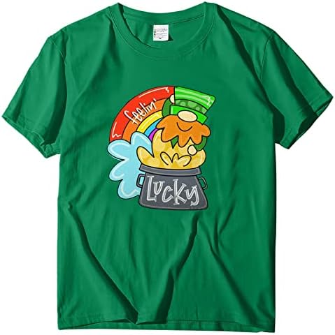 Yubnlvae Saint Patricks Day Sweworkshirts for Women Solid Color Comfort Crew pescoço solto Fit Gift Irlande