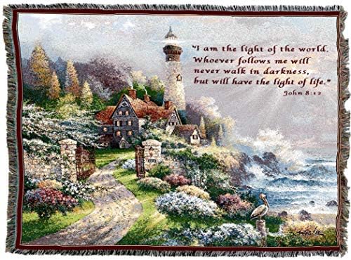 Pure Country Weavers Coastal Splendor Blanket Por James Lee - Eu sou a Luz do Mundo - Escrituras -