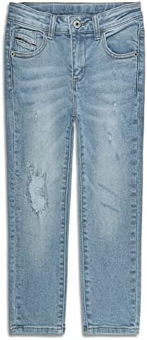Jeans de meninos do Kidscool Space Baby, Little Boy Elastic dentro de calças de jeans de algodão