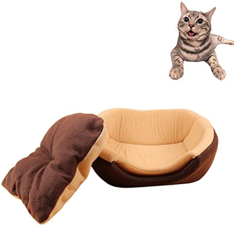 Aquecimento de gato Auto -aquecedor - Cama de gato de estimação e gato de estimação dobrável e macio