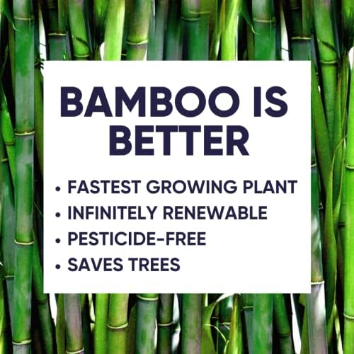 Papel higiênico de bambu de papel em nuvem-12 rolos de papel higiênico ecológico, 3 camadas, 300 folhas