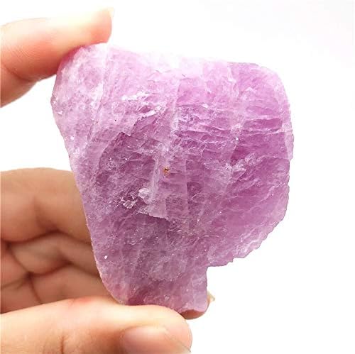 Shitou22231 1 peça natural púrpura spodumeno kunzita pedra rough rough cálculos originais pedras naturais