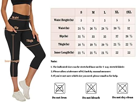 Fengbay High Caists Corsets Leggings de compressão para mulheres Controle de barriga, bolsos de ioga com treinador