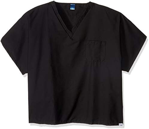 Fashion Seal Healthcare Men's Unisex Black Simplysft Fash Scrub camisa