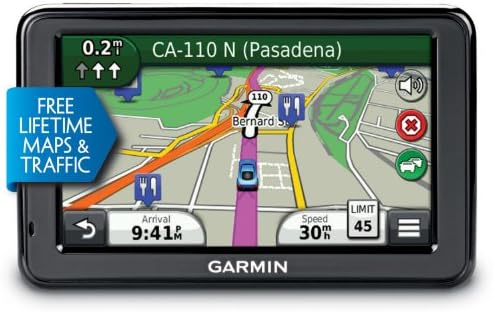 Garmin Nüvi 2455lmt Navigador GPS portátil de 4,3 polegadas com mapa vitalícia e atualizações de tráfego