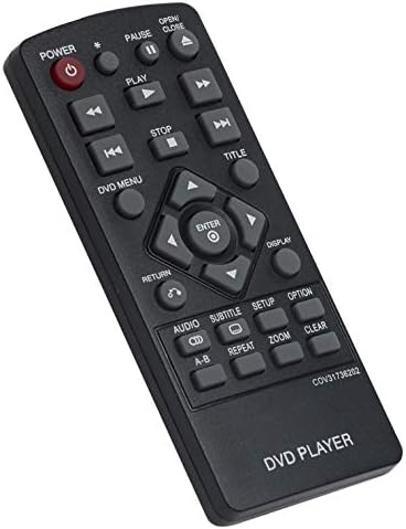 Cov31736202 Substituição de controle remoto de substituição para LG DVD Player DP132NU DP132 DP132-H