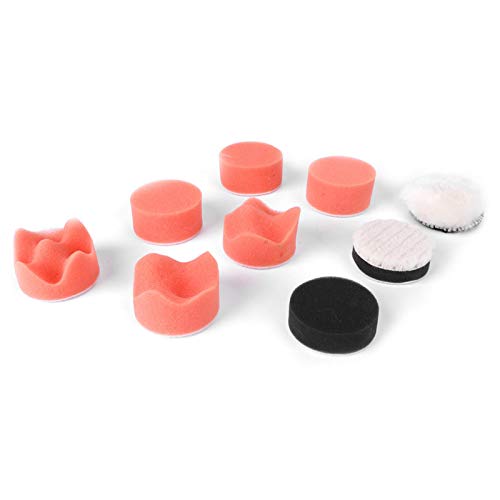 Almofadas de polimento - 9pcs 2in Buffs de esponja Buffs Definir kit de kit redondo buffing esponja kit